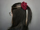 Burgundy Corduroy Scrunchie