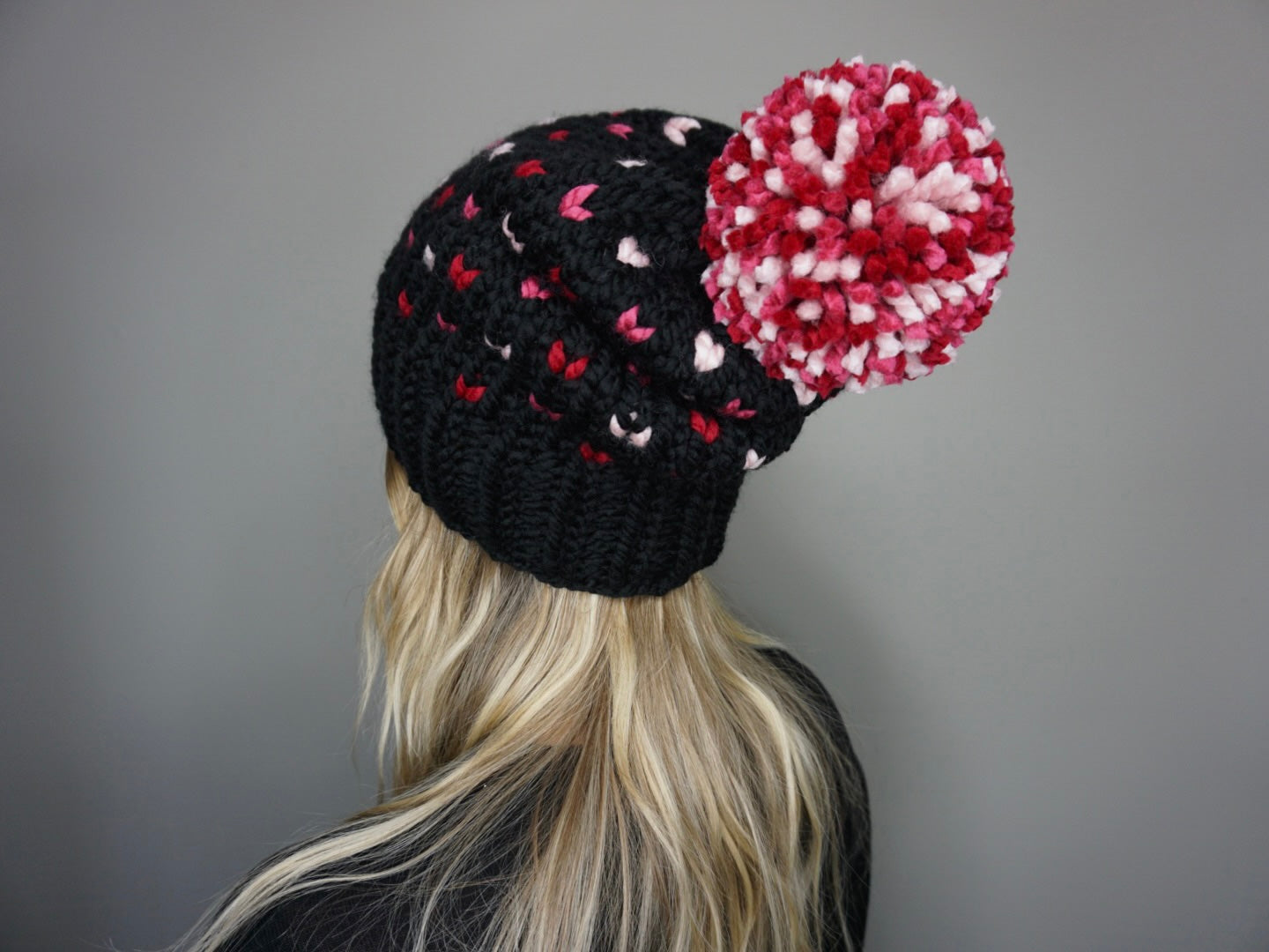 The Anti-Valentine Beanie - Choose Your Pom