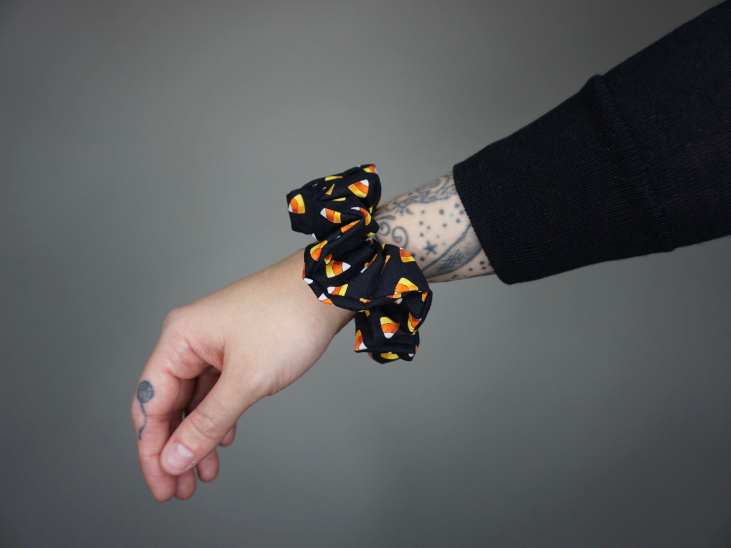 Candy Corn Scrunchie