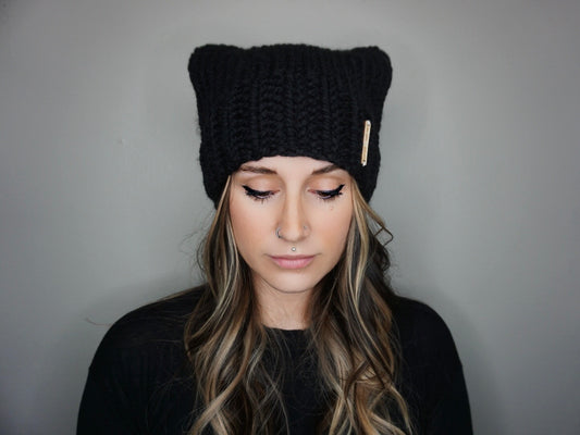 The Cat Ear Beanie - Choose your color