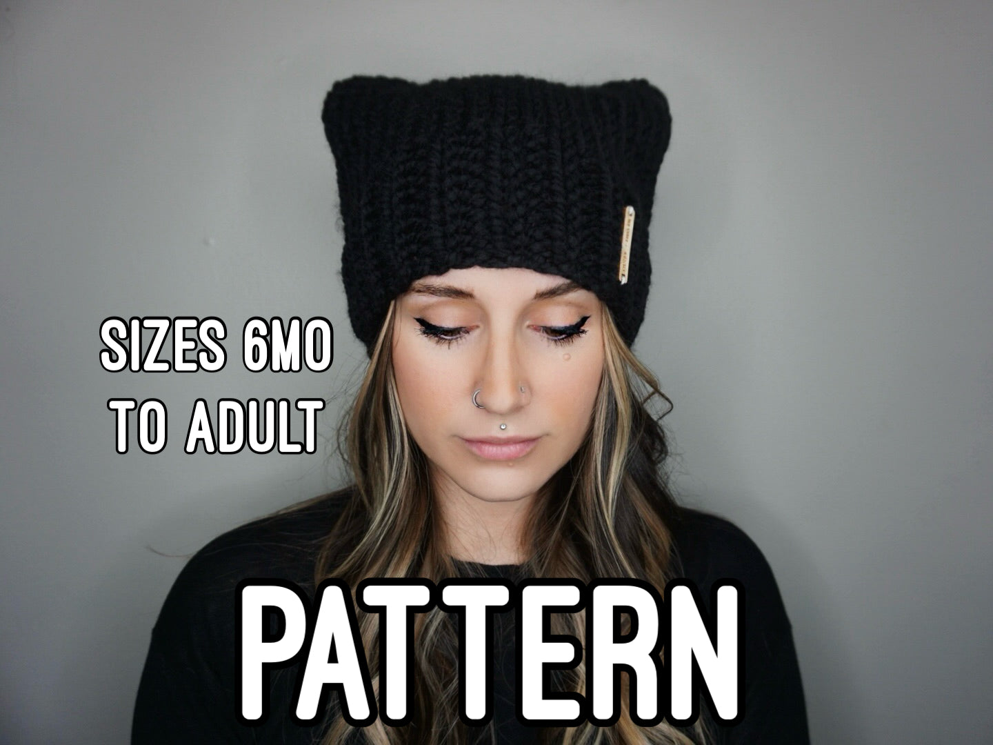 KNITTING PATTERN - The Cat Ear Beanie