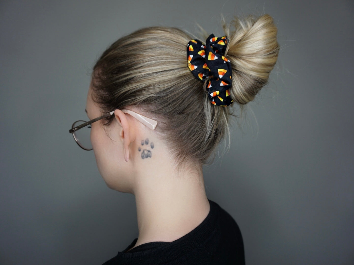 Candy Corn Scrunchie