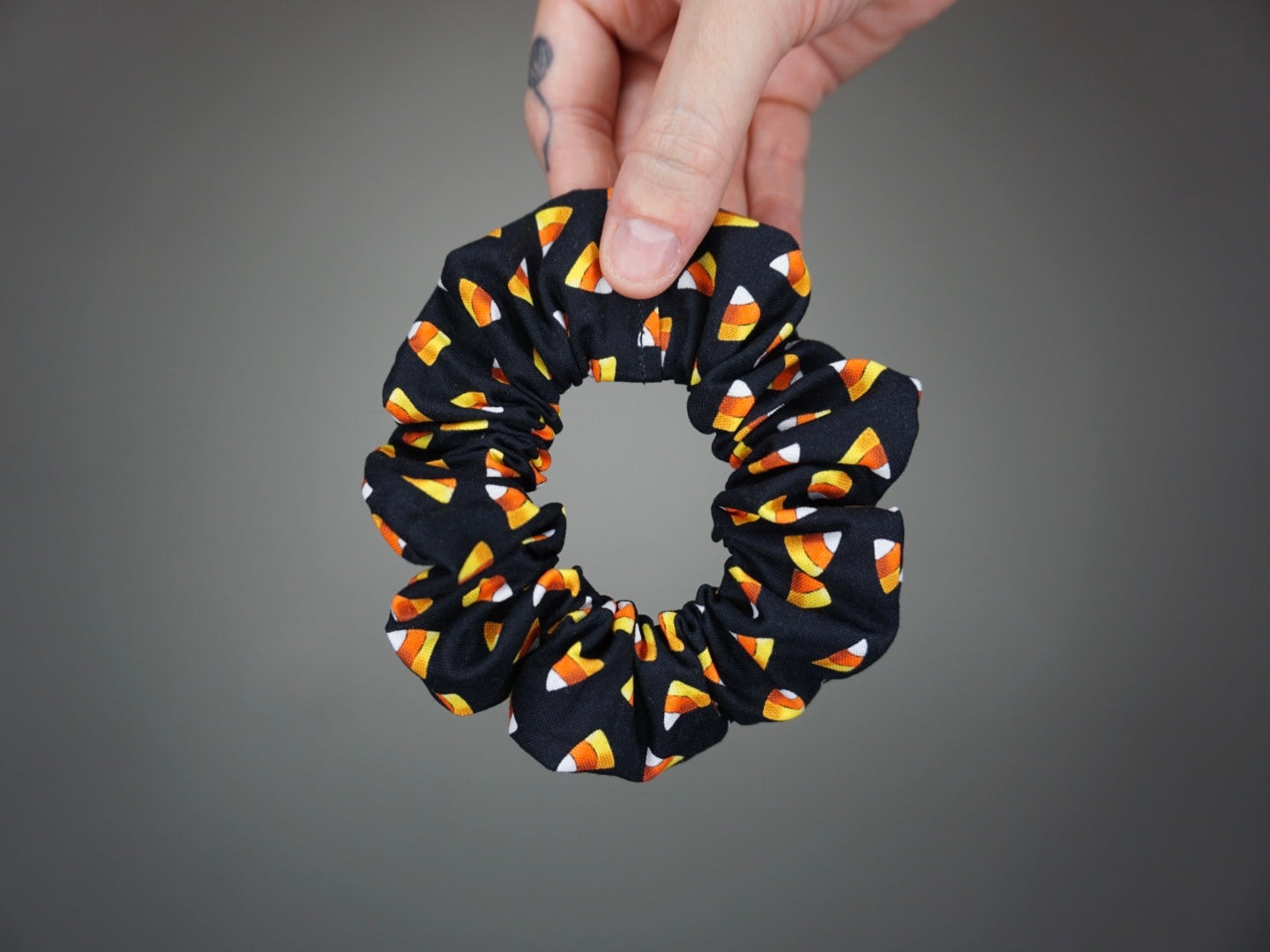 Candy Corn Scrunchie