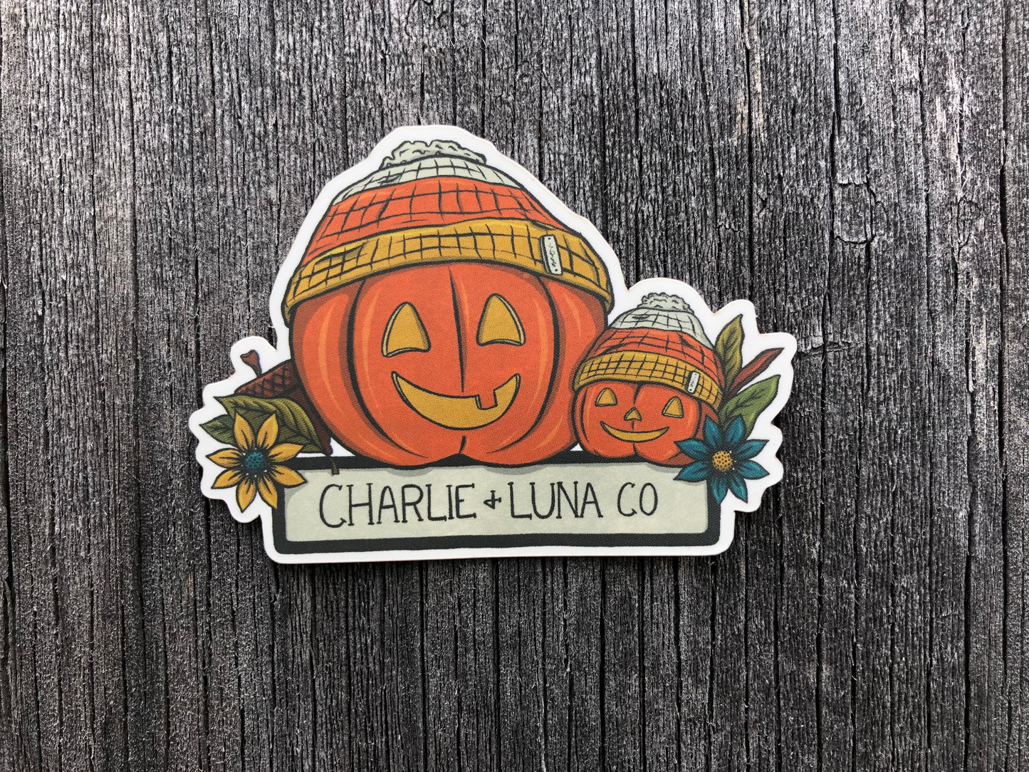 Mom & Baby Pumpkin Sticker