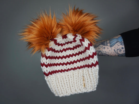 The Pennywise Double Pom Beanie