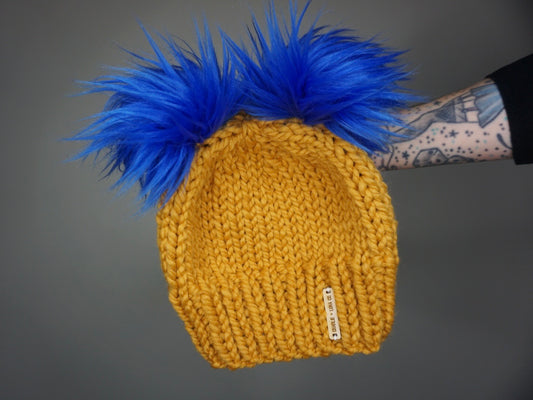 The Coraline Double Pom Beanie