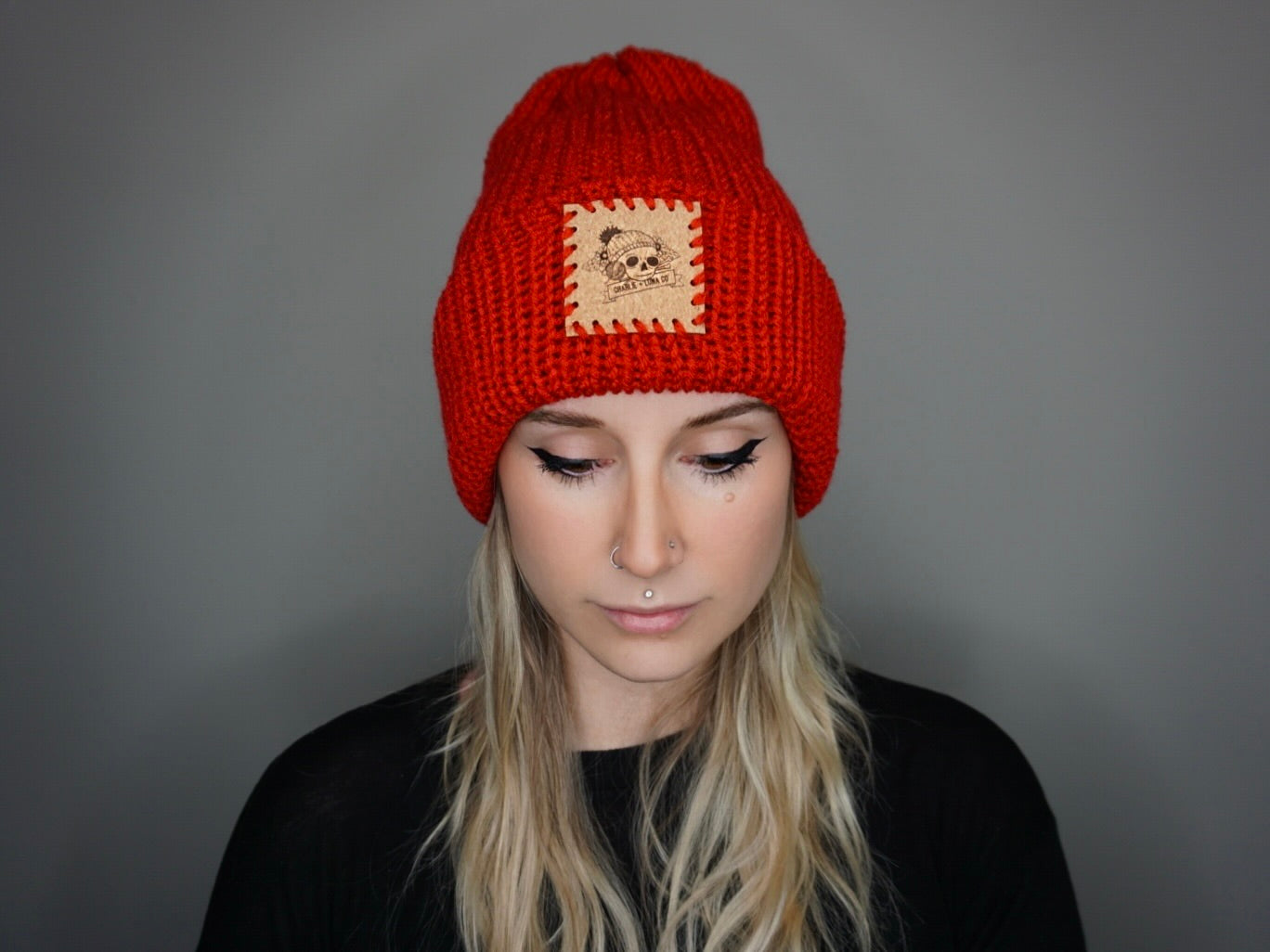 The Fox Beanie In Red- Choose Your Pom – Charlie And Luna Co