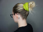 Knit Scrunchie in (S)Lime Green