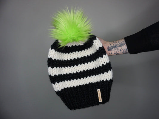 The Beetlejuice Slouchy Beanie