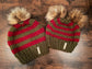 The Freddy Krueger Double Pom Beanie