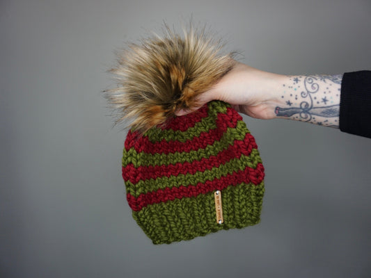 Kids Freddy Krueger Single Pom Beanie