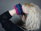 Knit Scrunchie 3 pack in Magenta, Amethyst, and Teal