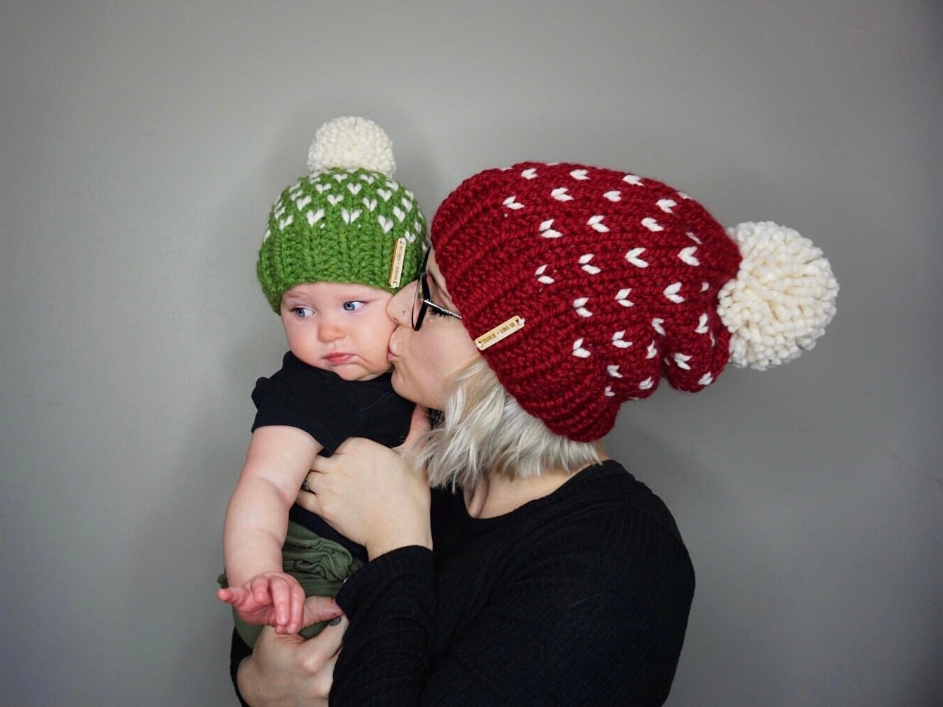 Christmas Luna Beanies - Family matching set