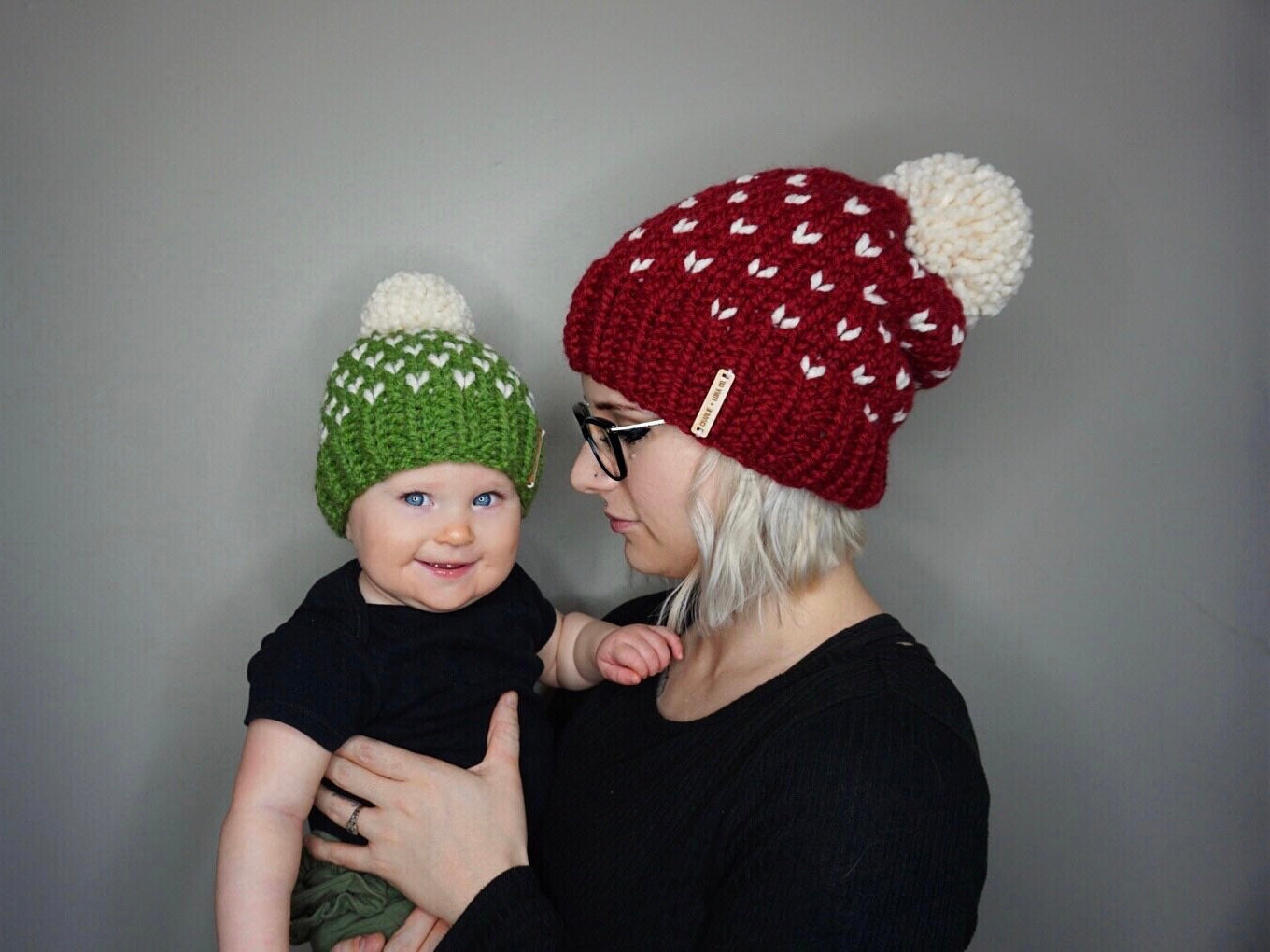 Christmas Luna Beanies - Family matching set