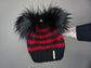 The Striped Double Pom Beanie - Choose your colors